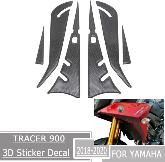 3D Gel Hars Brandstoftank Decal Tank Pad Decal Range Explorer Adventure Protector Decal Brandstof Voor Y & AMAHA Air Hunt 900 2018-2020 Motorfiets Brandstoftank Decal — afbeelding 2