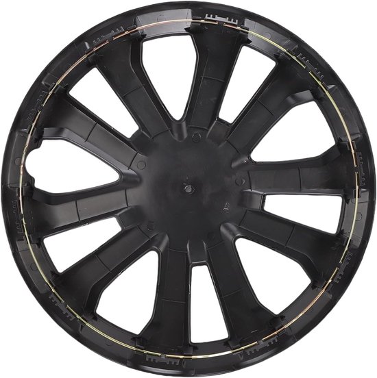 lyrlody Wielnaven 16 Inch ABS Universeel R16 Set van 4 Stuks (BLACK) — afbeelding 2