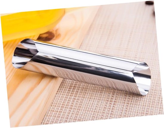 12stuks Rvs Spiralen Cannoli Vorm Tubes Cylindrische Bakvormen Voor Cake Herbruikbare Keukenhulp Voor Taart Croissant Gebak Decoratie — afbeelding 5
