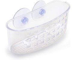 Tredoni Zuignap Spons Houder Rek - Sink Zeep/Scrubber Mand Rek Afdruiprek Caddy (Standaard)