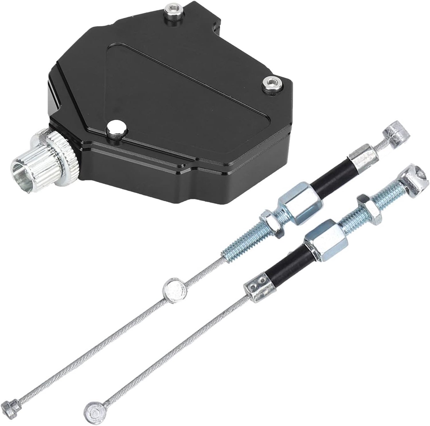 Koppeling Economizer, Aluminium Universele Modificatie Motorfiets CNC Stuntkoppelingshendel Easy Pull Kabelsysteem Voor Motorfietsen En ATV's(zwart)