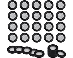 GIAK Screen Seal O-Ring 30 Pcs Hose Seal Filter Net Shower Head Seal for 1/2 Inch Shower Shower Head - ShopVlot
