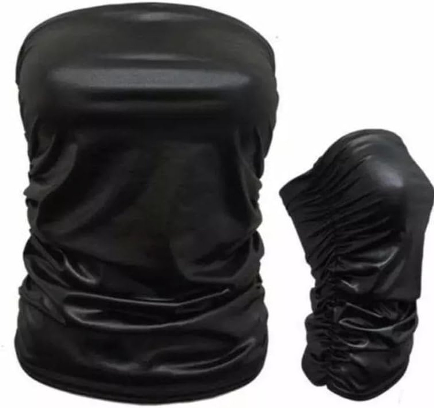 Pvc Natte Vrouwen Look PU Ruches Boob Tube Bandeau Top