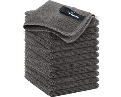 VIVOTE Microvezel Reinigingsdoeken, Grijze Afwasdoek voor Keuken, Super Absorbent Verdikte Huishoudelijke Reinigingsdoeken, Microvezel Keukenhanddoeke