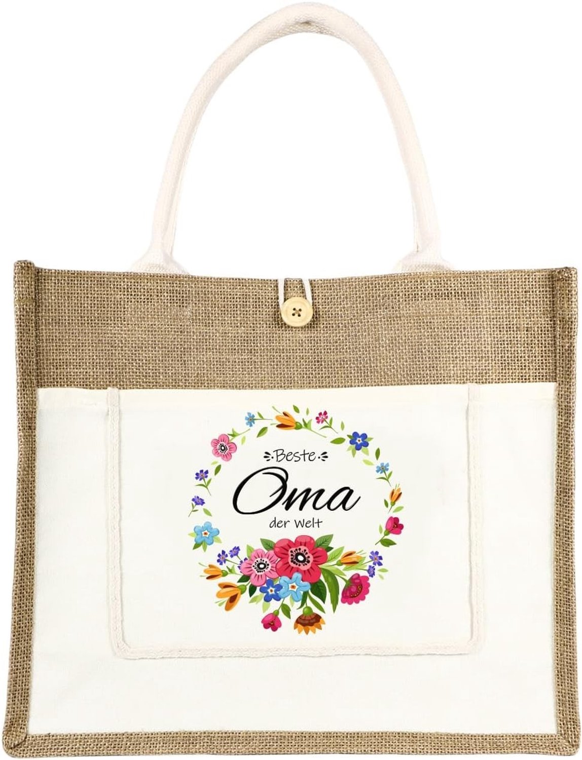 Persoonlijke Jute Tas voor Schilderen, Duurzame Shopper Tote en Cadeau Jute Tassen voor Creatieve Projecten