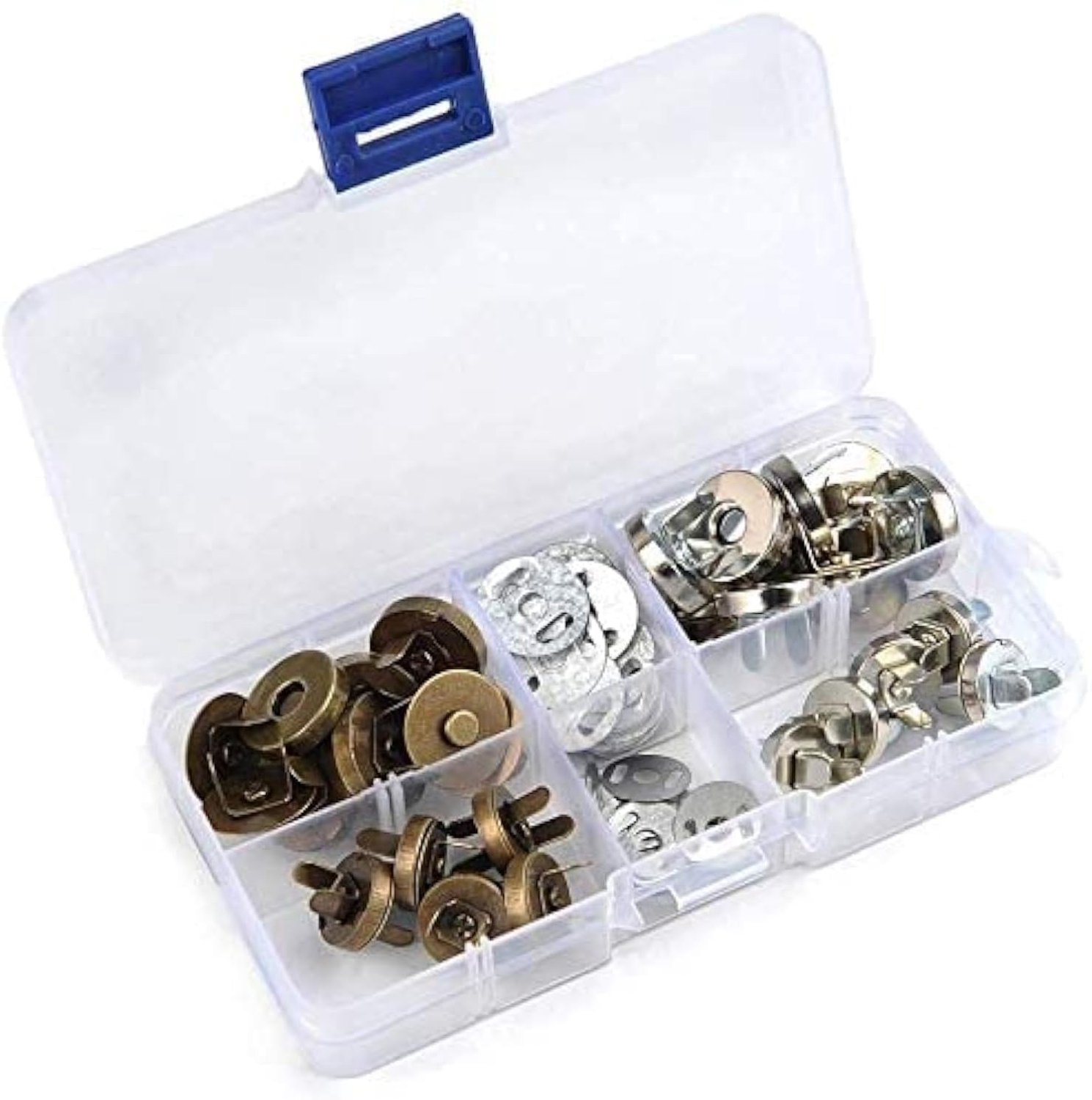 20 Sets 14/18mm Magnetische Drukknopen voor Handtassen, Naaiwerk, Lederen Projecten en Ambachtelijke Creaties