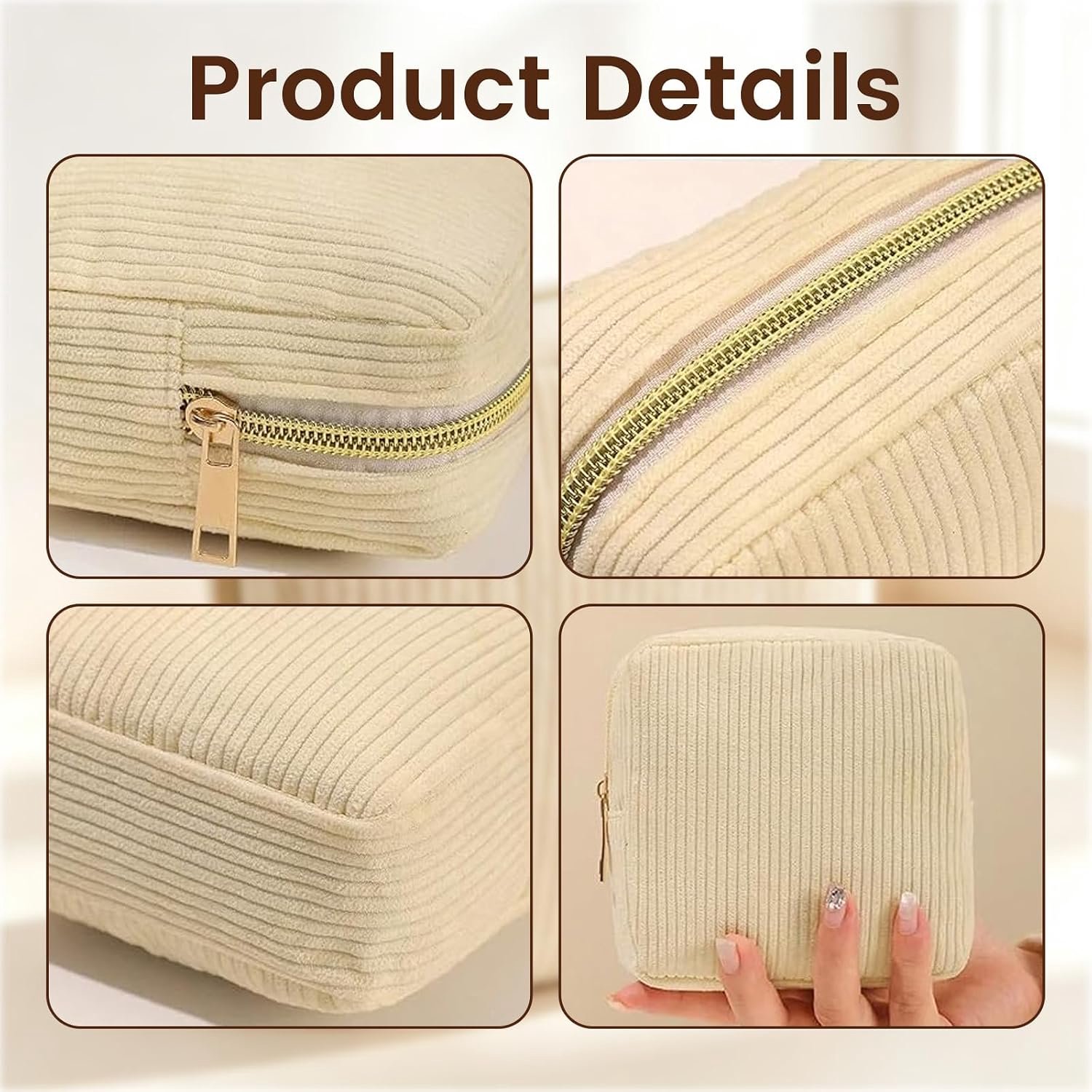 2 cosmeticatas voor maandverband en tampons, compact, 12 x 12 x 5 cm, draagbaar, voor reizen, dagelijks gebruik, school, kantoor, cadeau voor dames en meisjes