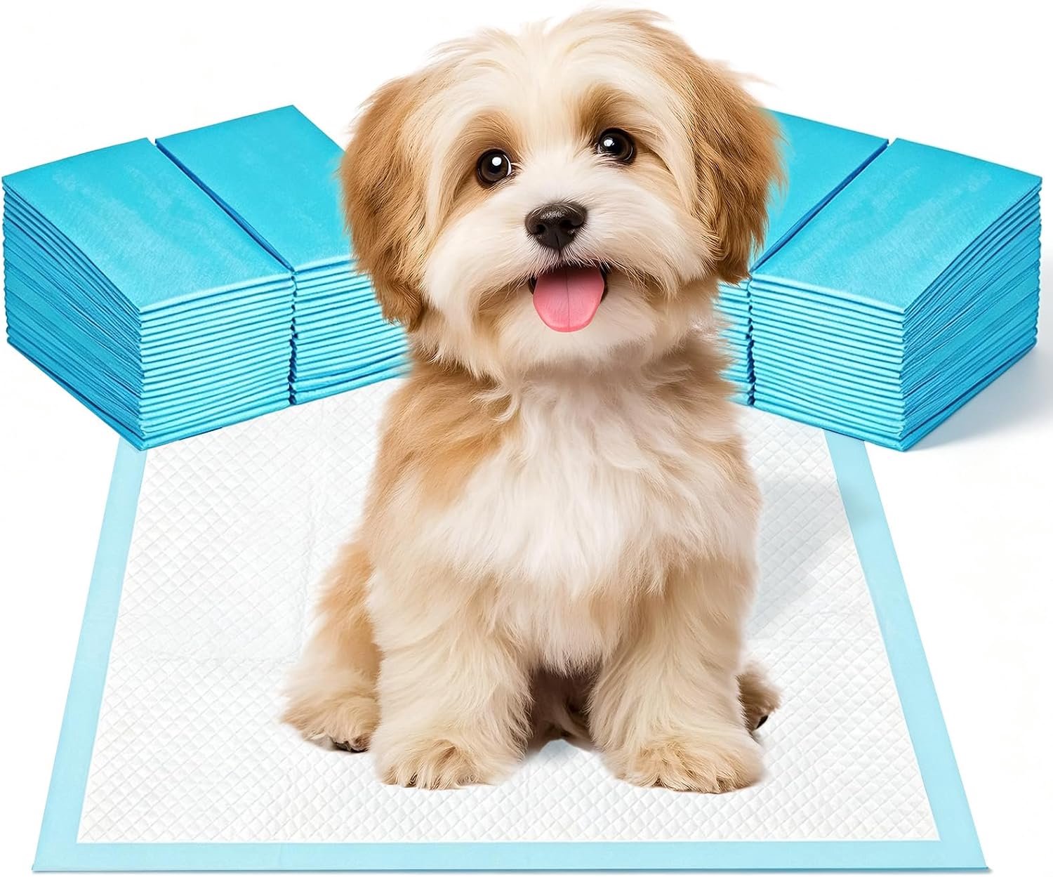 Puppy-trainingspads 33 x 45 cm - 100 stuks - plaspads voor honden - ideaal voor binnen - Vemera