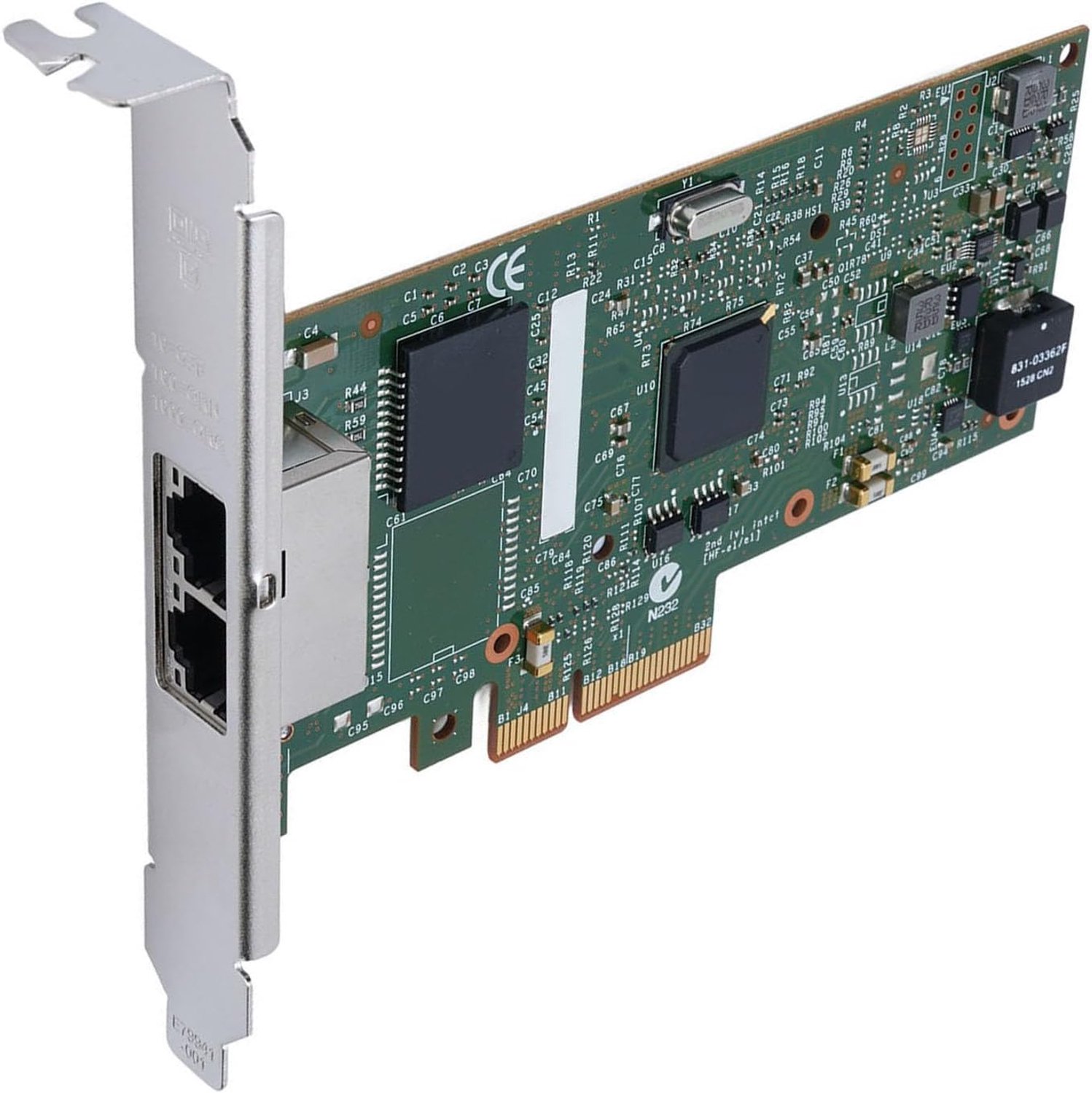 Pcie Gigabit Ethernet Server Adapter Stabiel Efficiënt Verbinden 10 100 1000Mbps voor Wins10/, 2 Poort RJ45 Netwerkkaart
