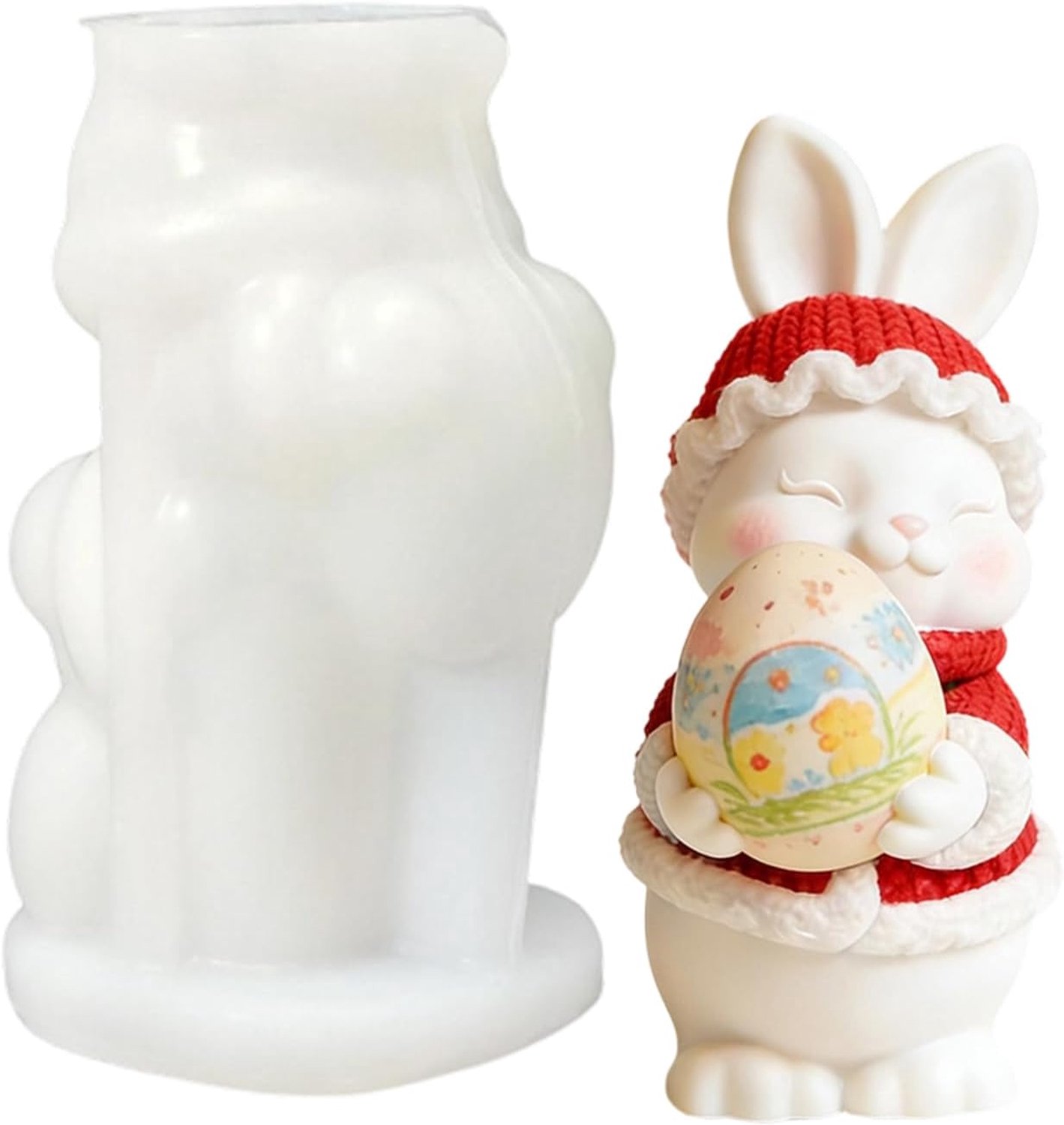 3D Konijn Harsmal Herbruikbare, Gemakkelijk Loslatende Figuur