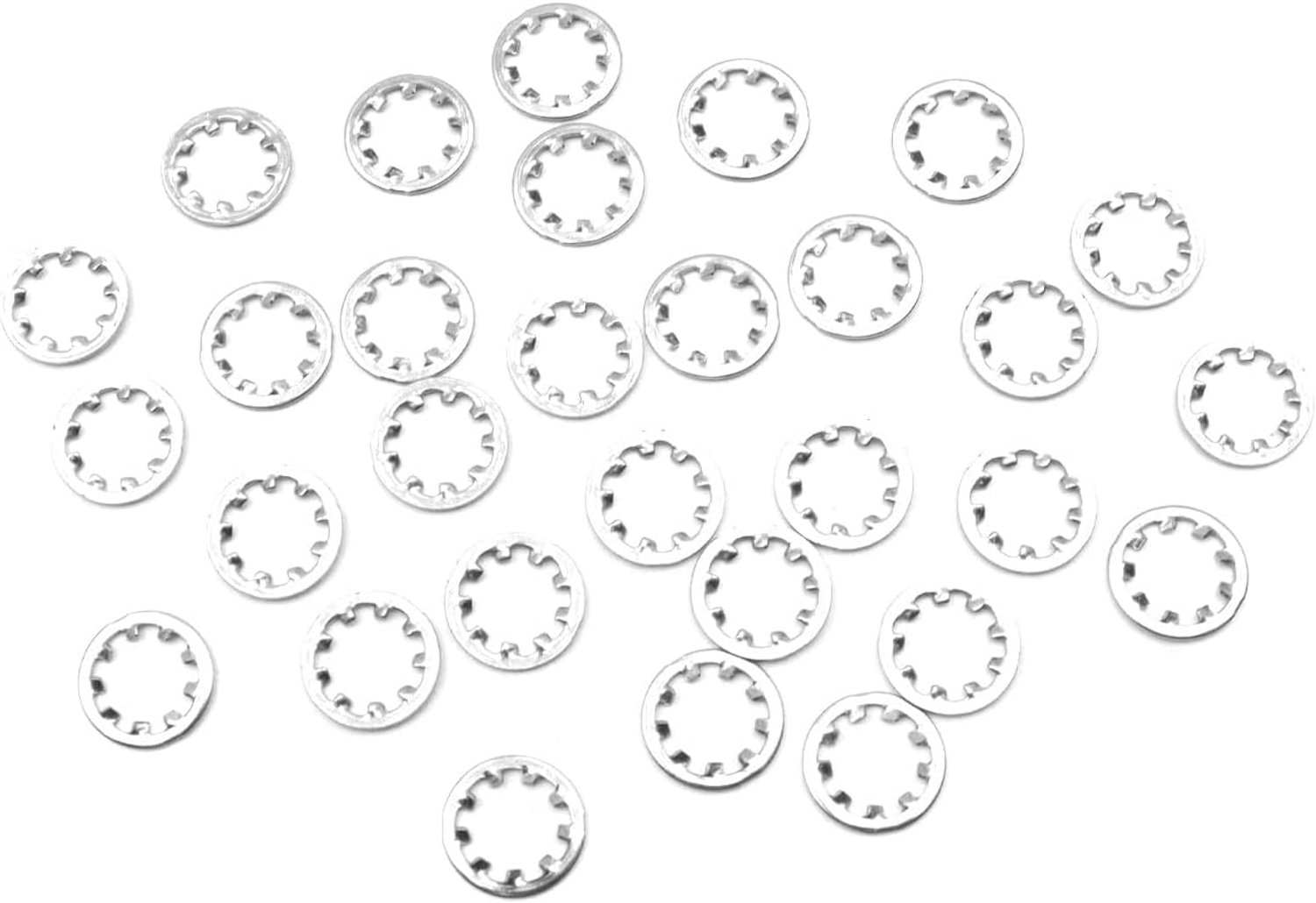 30 PCs M10 Tandenwassers, Roestvrij staal 304 Tandenwassers, voor Automobiel, DIY, en Industrieel Gebruik