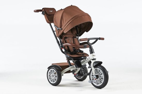 Bentley Trike 6-in-1 Driewieler en Buggy - White Satin — afbeelding 2