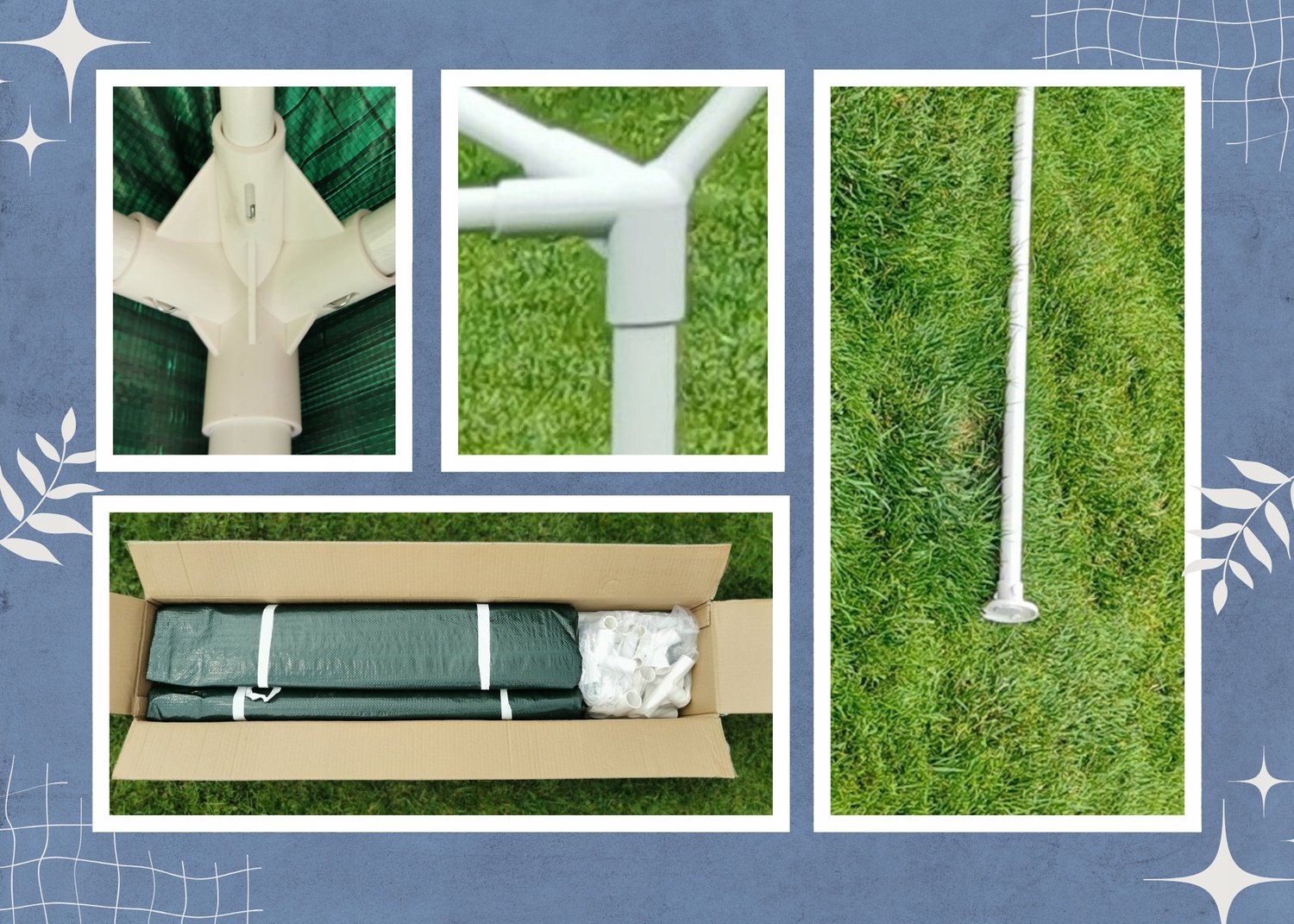 Beige Klik Tent 3x3m - Paviljoen/Luifel voor Tuin & Markt