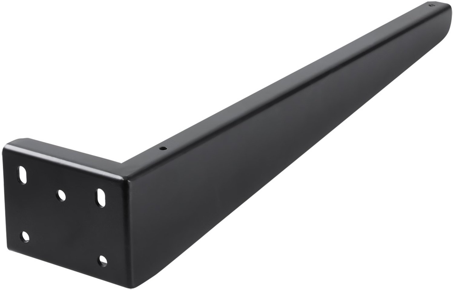 Differnz Ophangbeugel voor Wastafel - Set van 2 Stuks - Gepoedercoat Mat Zwart - Inclusief Bevestigingsmateriaal voor Eenvoudige Montage - Gemaakt van Staal - Afmetingen 2.5 x 35 x 75 cm