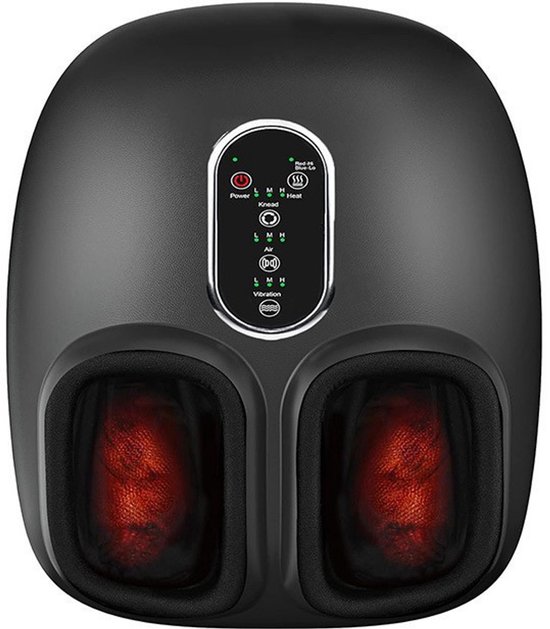 Gesloten Comfier shiatsu-voetmassageapparaat met 3D-kneden en luchtcompressie