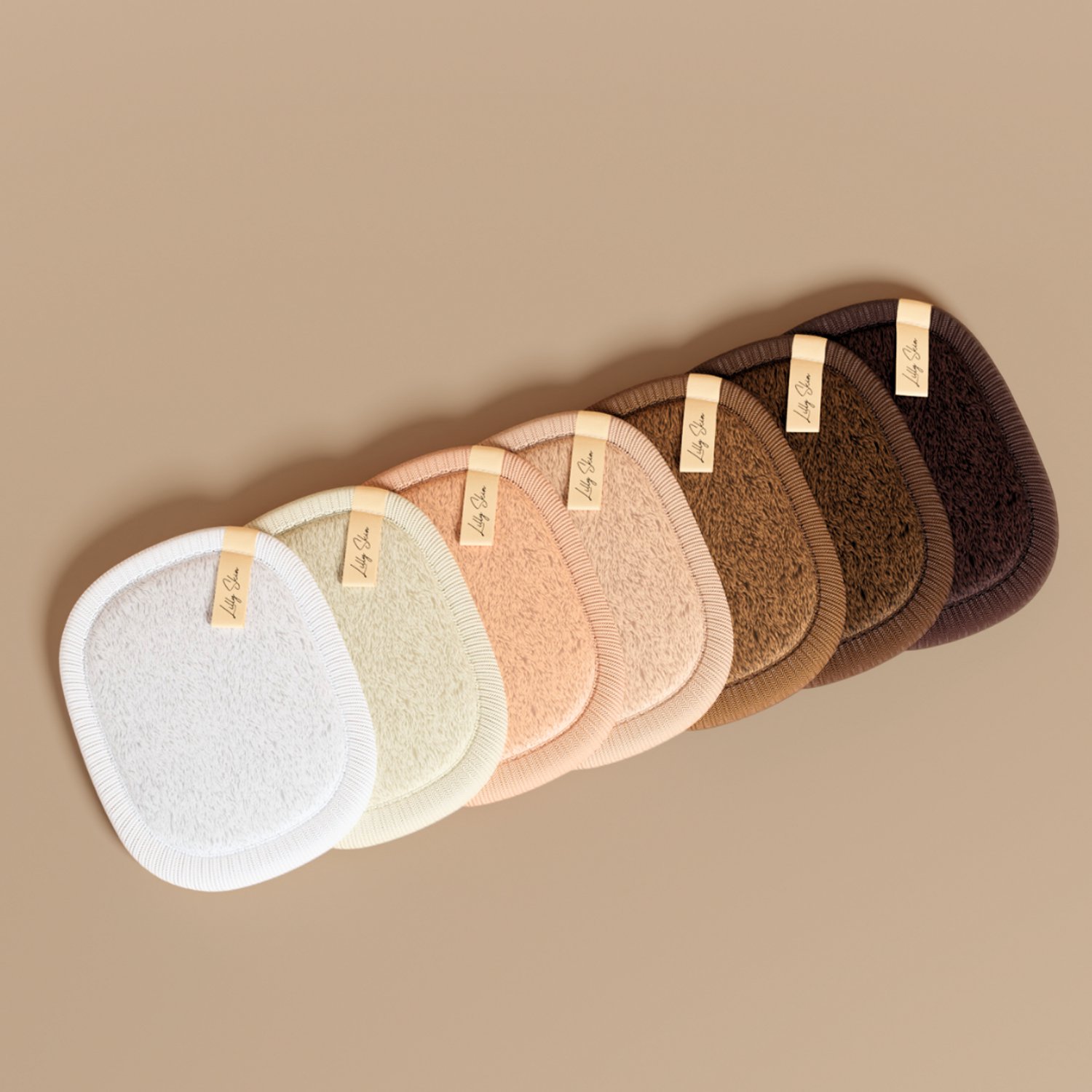 Lilly Nude Edition XL - Herbruikbare make-up remover pads