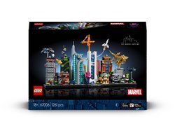 LEGO Marvel De Marvel Skyline Decoratie en Bouwpakket voor Volwassenen - 67006