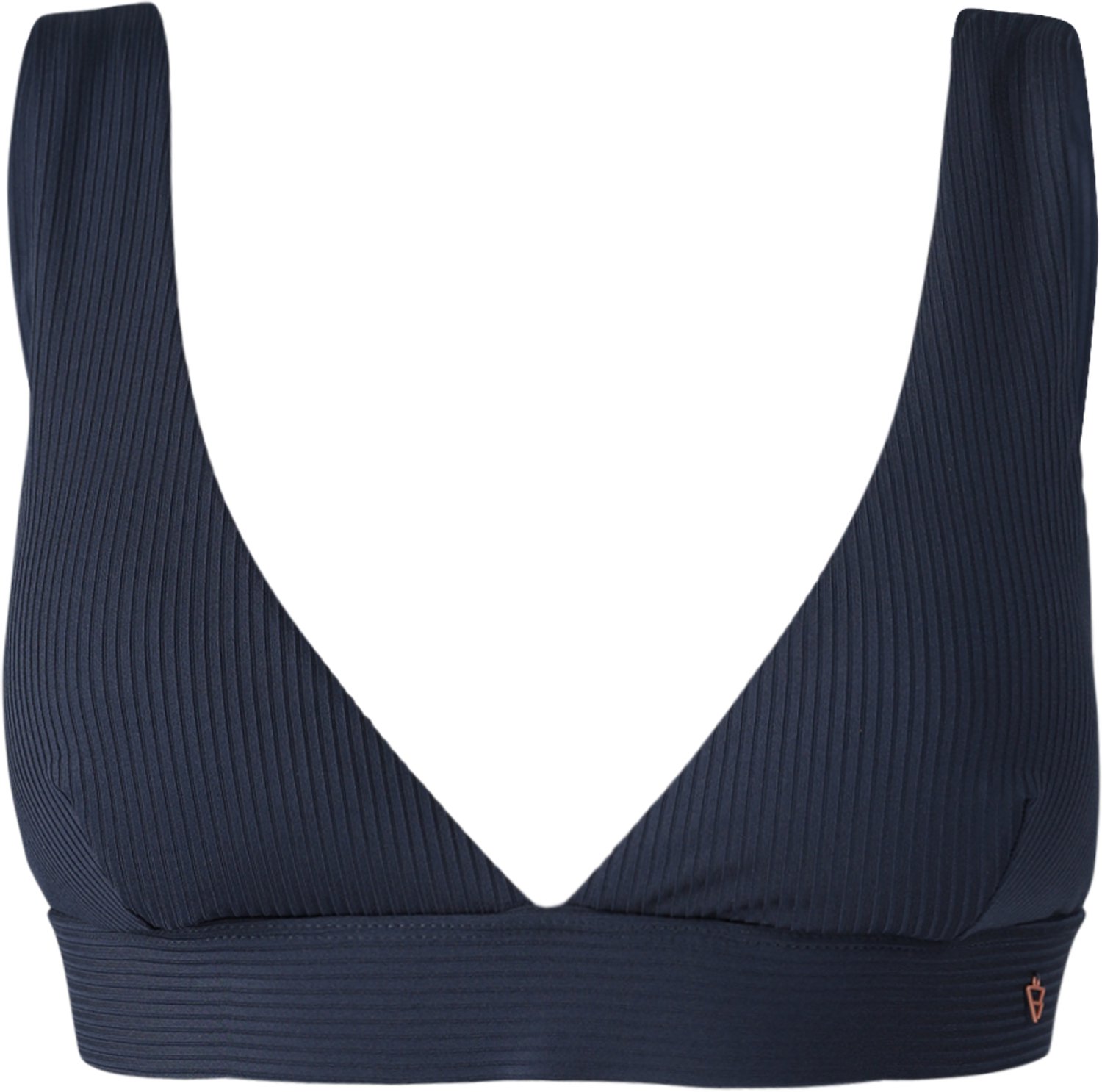 Brunotti Forte-Rib Women Bikini Bralette Top | Indigo Blue - 36