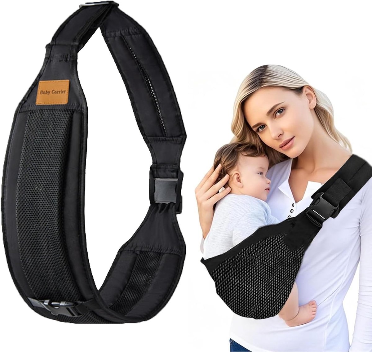 Verstelbare multifunctionele draagdoek voor pasgeborenen, ideaal voor comfort en gebruiksgemak