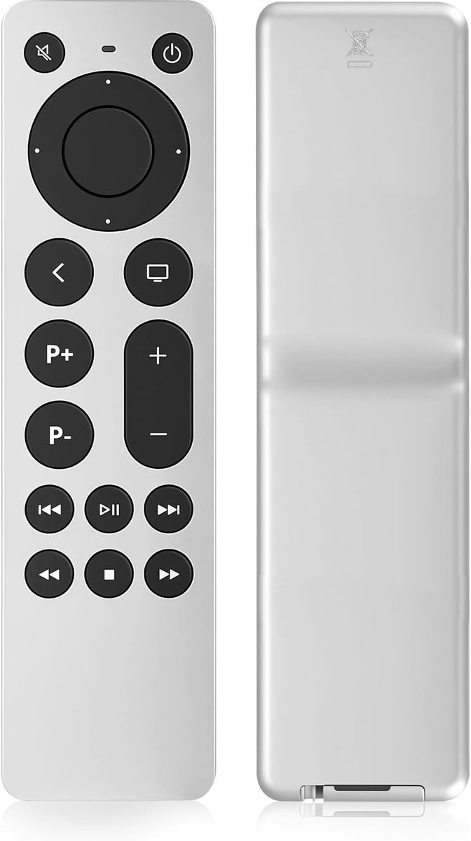 Vervanging voor Apple tv afstandsbediening, infrarood tv-controller voor thuisbioscoop, plug & play zonder setup voor 4K & 1-5 Gen en smart tv's