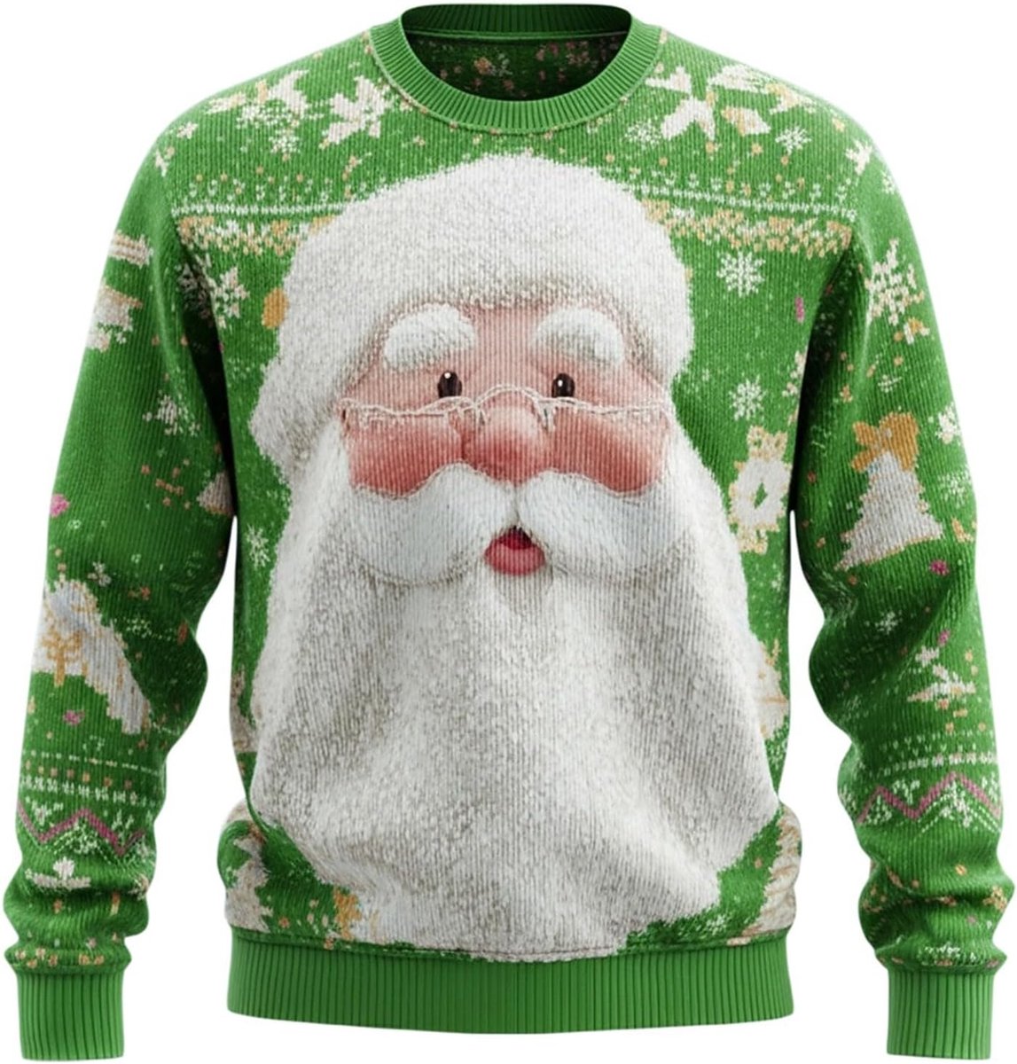 Geribde ronde hals sweatshirt met lange mouwen voor feestjes, zacht, comfortabel, casual, streetwear, modieus, thermisch