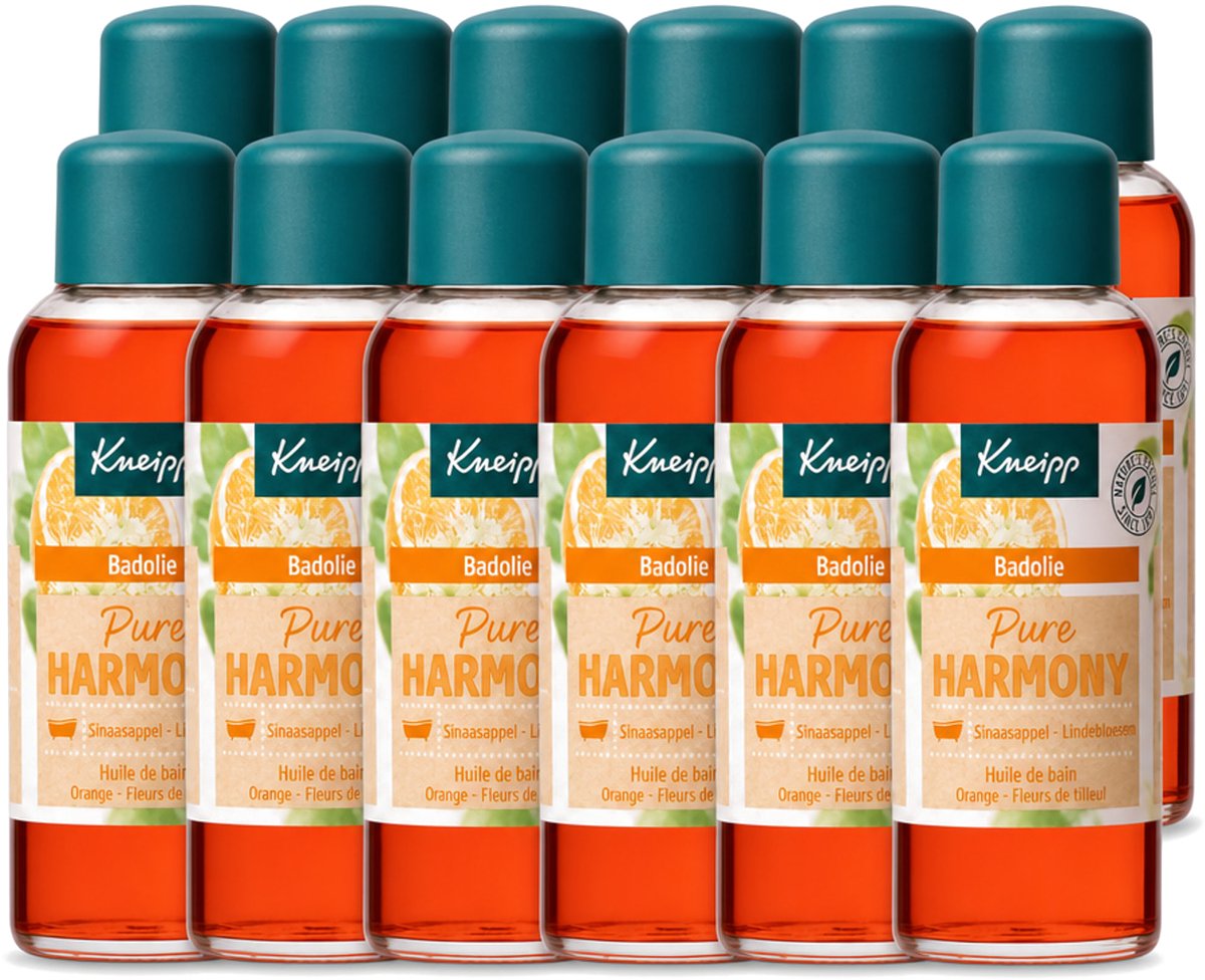 12 x Kneipp - Badolie - Oranje lindebloesem - 100 ml - Voordeelverpakking - 12 stuks