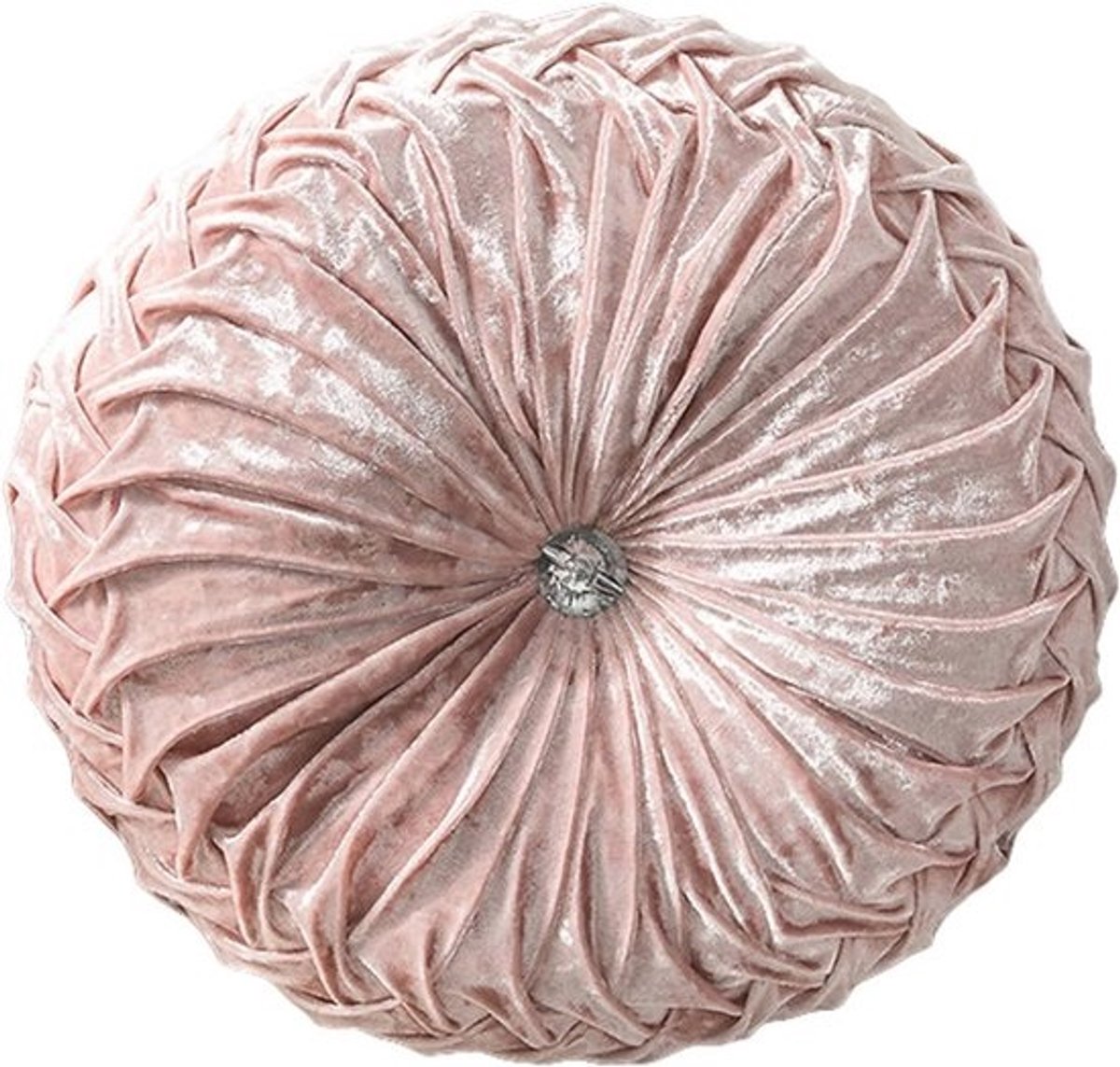 Decoratief rond sierkussen voor bank en woonkamer - Klein vloerkussen 34,7 cm