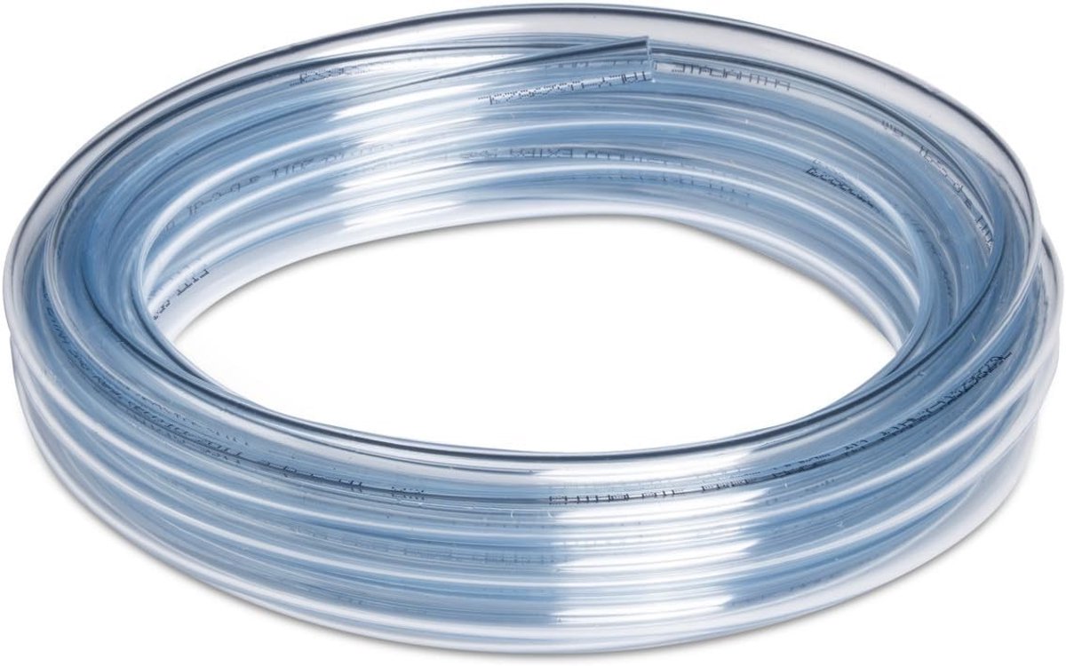 Koelvloeistof slang - Transparant - 10 mm x 5 m - Gecertificeerde Slang voor Voedingsmiddelen - Voor Drukloos Gebruik