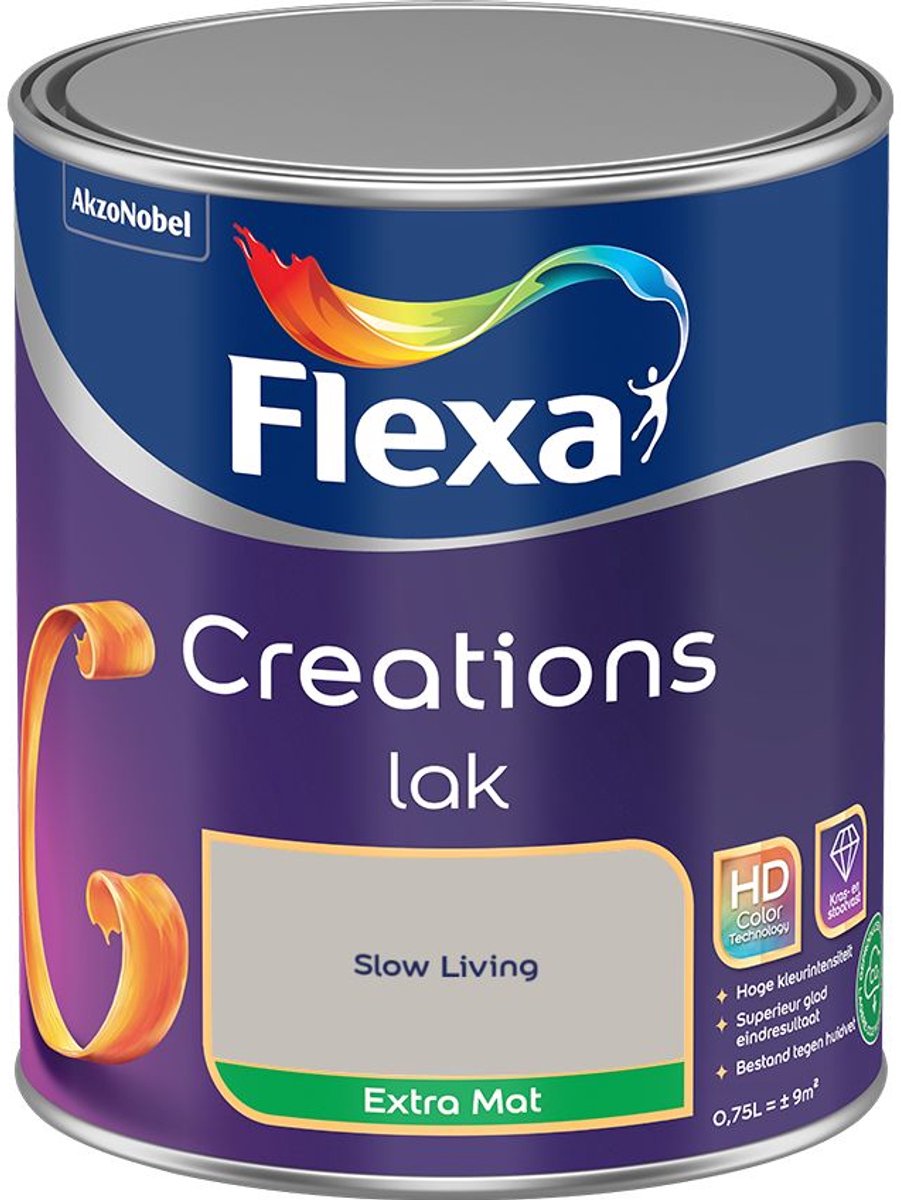 Flexa - Creations Lak Extra Mat - Slow Living - 750 Ml - Kleur Van Het Jaar 2027