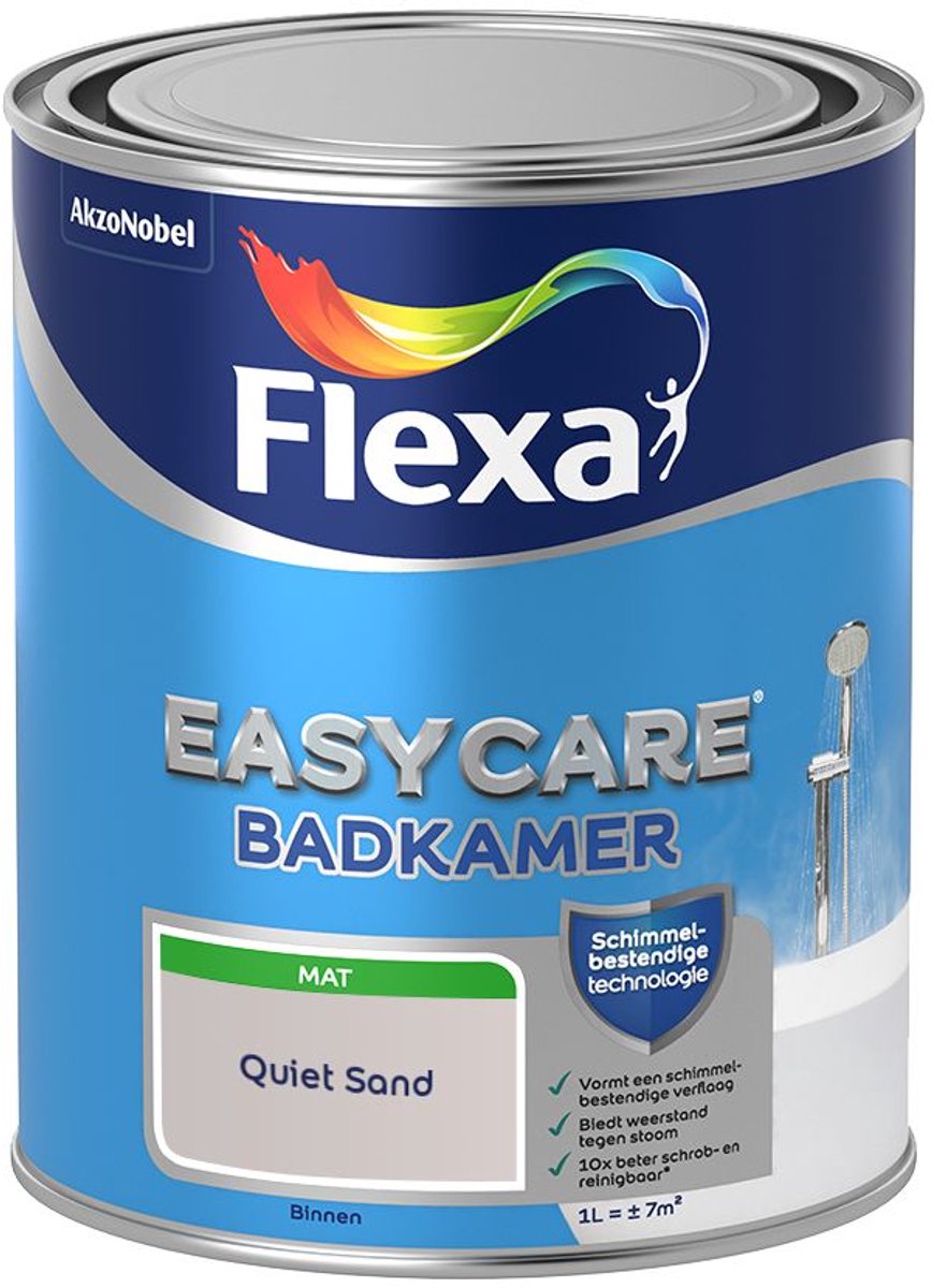 Flexa - Easycare Badkamer - Quiet Sand - 1 L - Kleur Van Het Jaar 2027