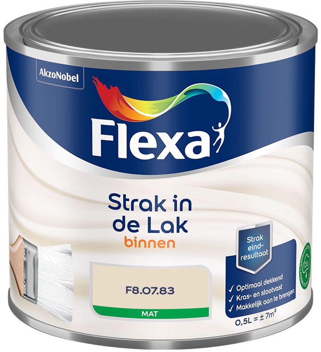 Flexa - Strak In De Lak Binnenlak Mat - F8.07.83 - Mengverf - 500 Ml