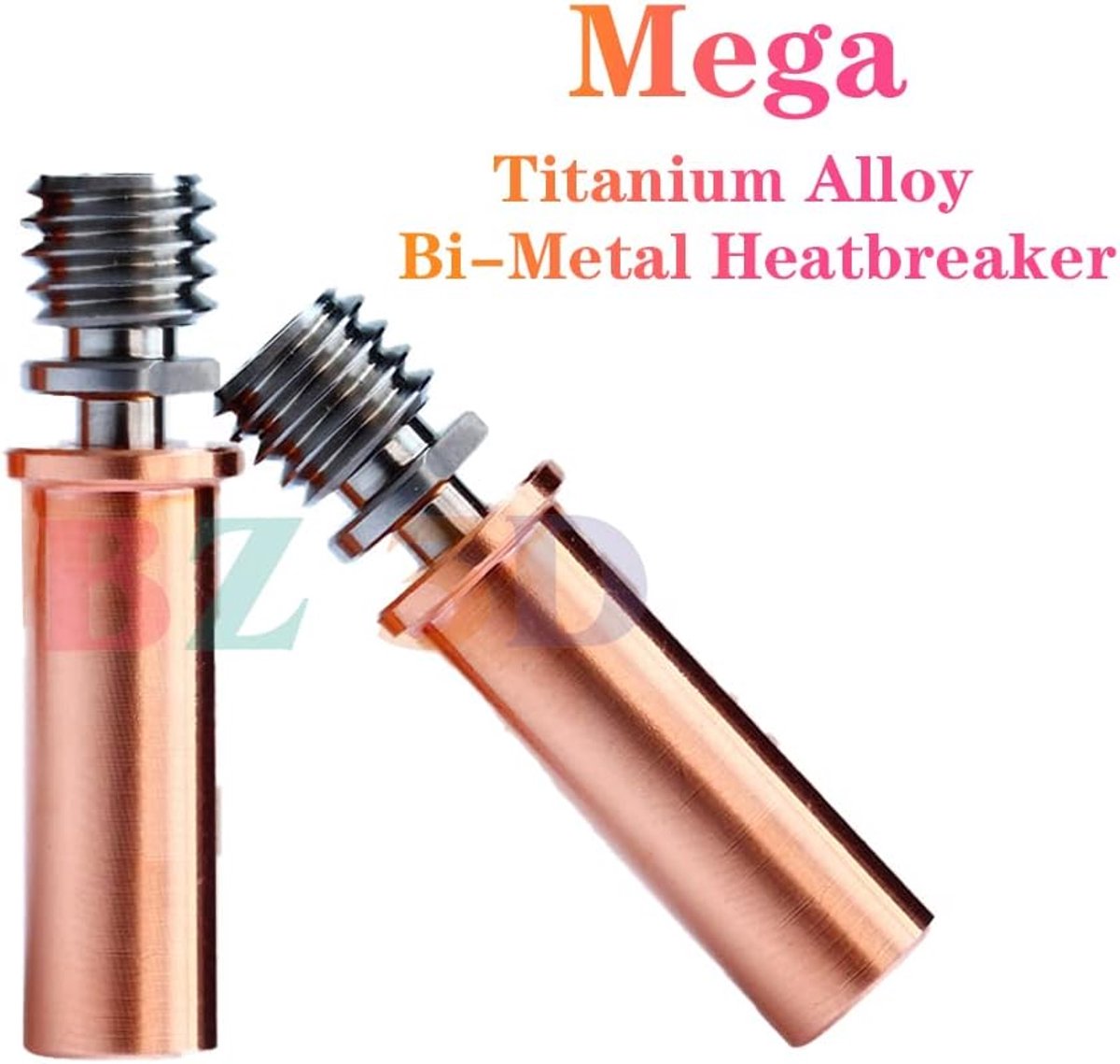 Bi-Metaal Heatbreak 2 Stuks - Kobra 2 Koper+Titanium Legering - Sterke thermische blokkering - ShopVlot