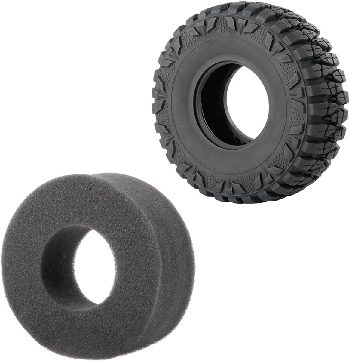 4 stuks 1,9 inch RC rubberen banden voor Axial SCX10 90047 SCX10 III AXI03007