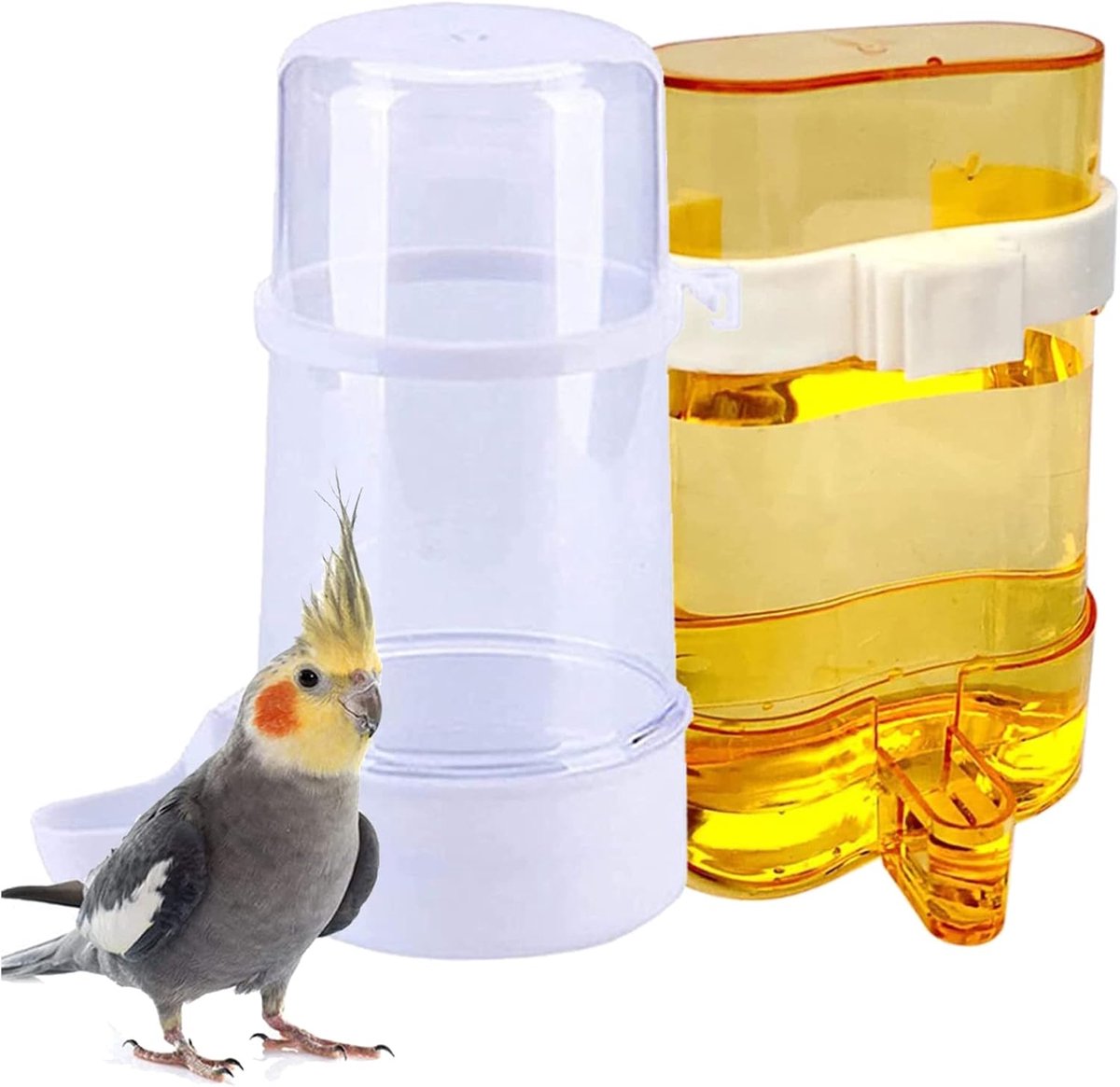 2 Stuks Automatische Vogelvoeder Birds Waterdispenser Voor Vogels Voedsel- En Water Dispenser Vogel Water Vogels Feeders Vogel Drinkers Voor Het Water Dispenser Vogels Voor Papegaaien 220ml/415ml