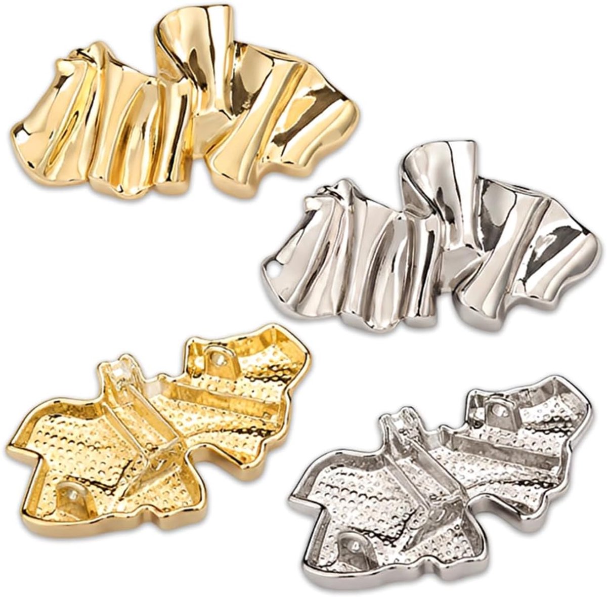 Broches, goud, zilver, onregelmatig, broche dames, broches voor kleding, elegante accessoires voor bruiloften en speciale gelegenheden