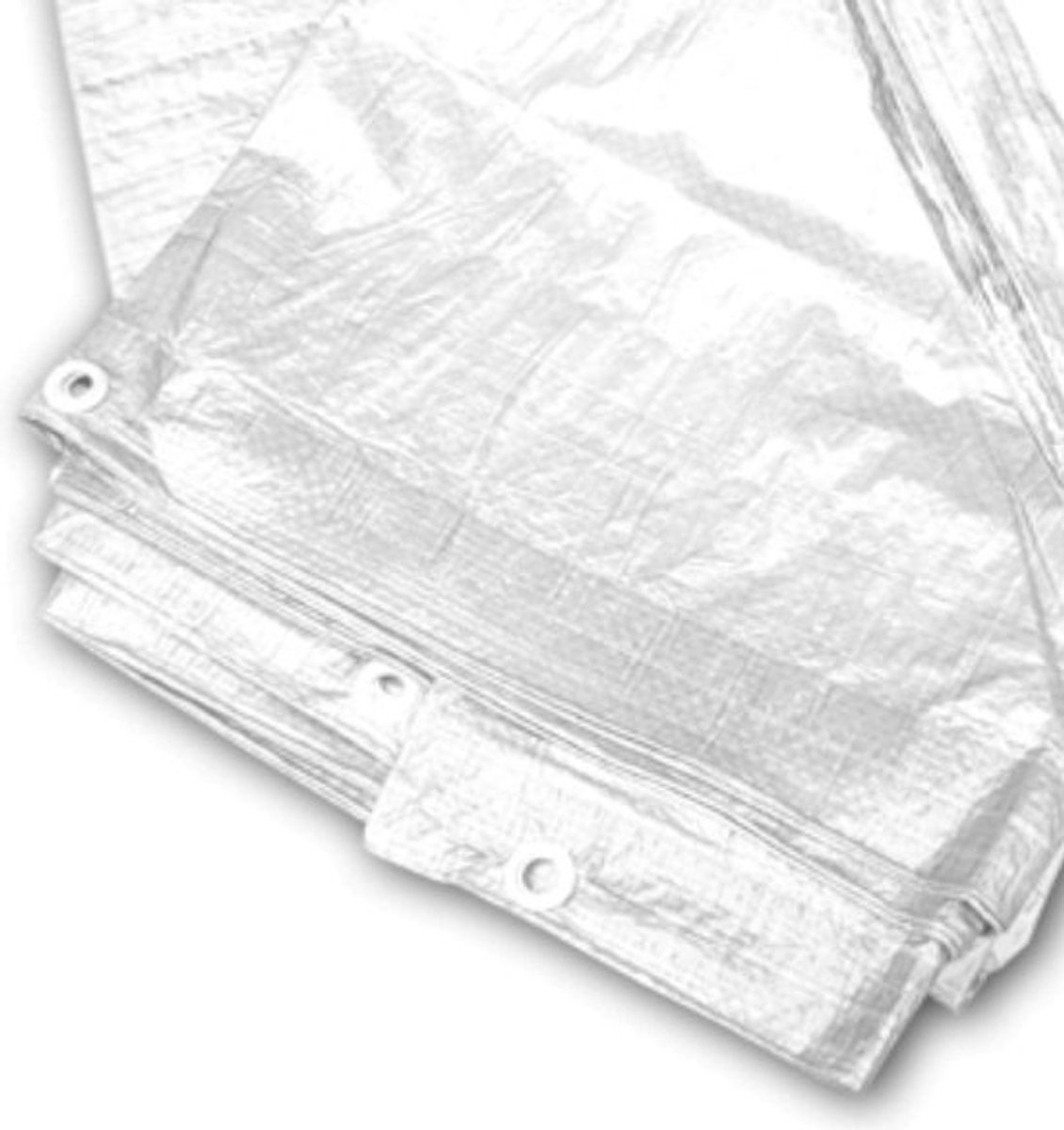 Dekzeil - Universeel - Wit - 90 g/m² - Beschermend - 3m x 5m
