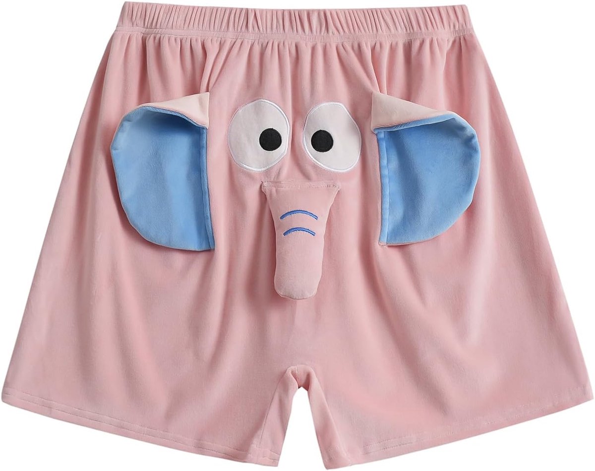 Slaapbroek voor Heren en Dames, Zachte Grappige Shorts, Uniseks, Korte Pyjamabroek