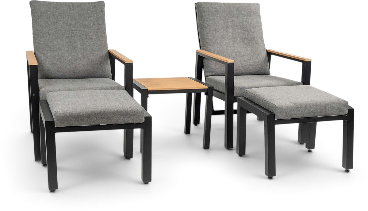 Lesli Living Duoset Coda Charcoal