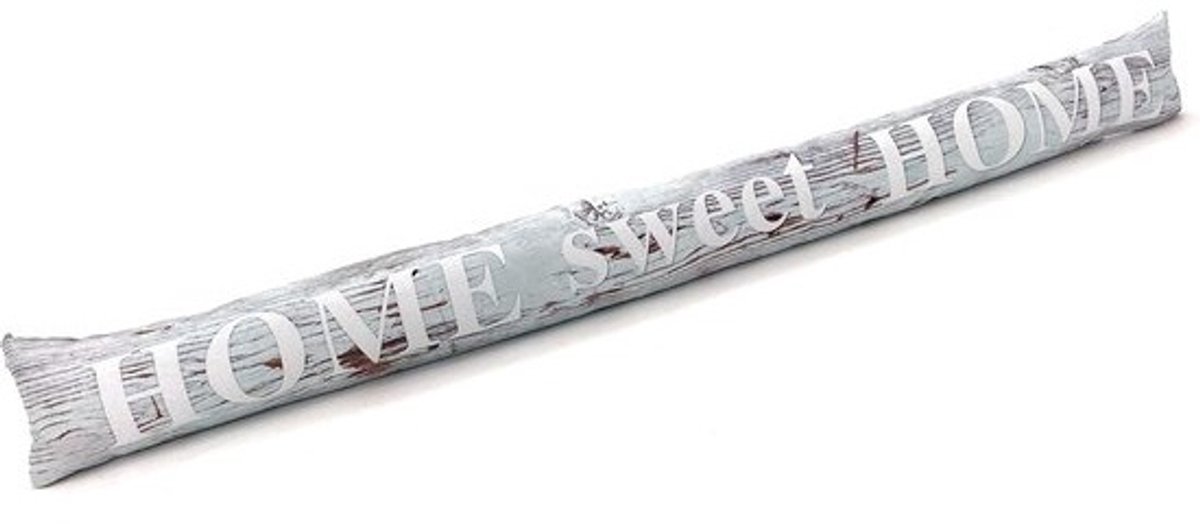 Tochtstopper Kussen - Deurafdichting Raamafdichting - Tocht Weren - Decoratief Bedrukt - 95x12 cm - Home Sweet Home