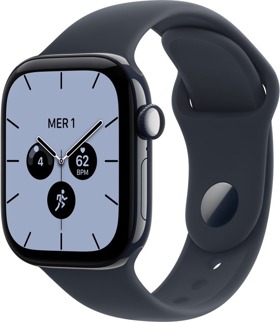Apple Watch Series 12 Cellular 42mm Keramiek Nachtblauw Sportband M/L