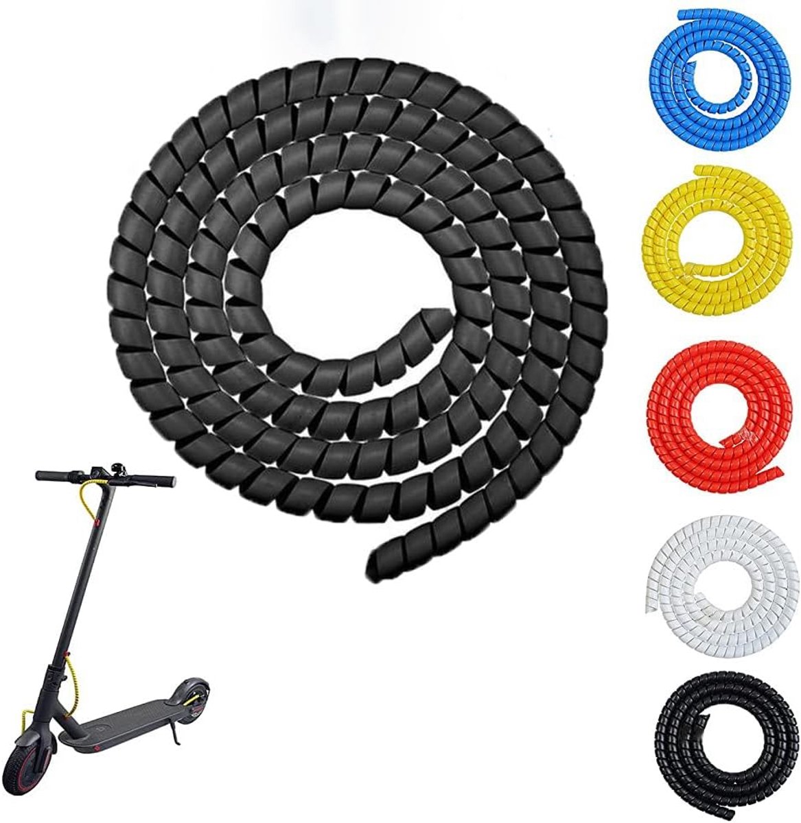 1 m spiraalkabelbescherming voor Xiaomi M365/Pro/1S voor Ninebot G30 Scooter Brake Spiraal Tube Cable Protector Cover voor accessoires voor elektrische scooter