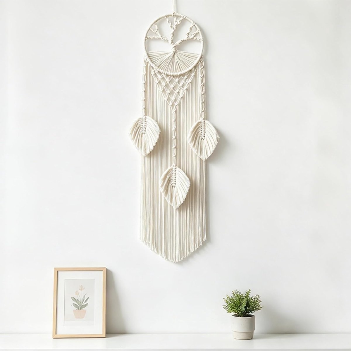 dromenvanger macramé dromenvanger Bohemian wandbehang macramé wandbehang voor slaapkamer woonkamer entree