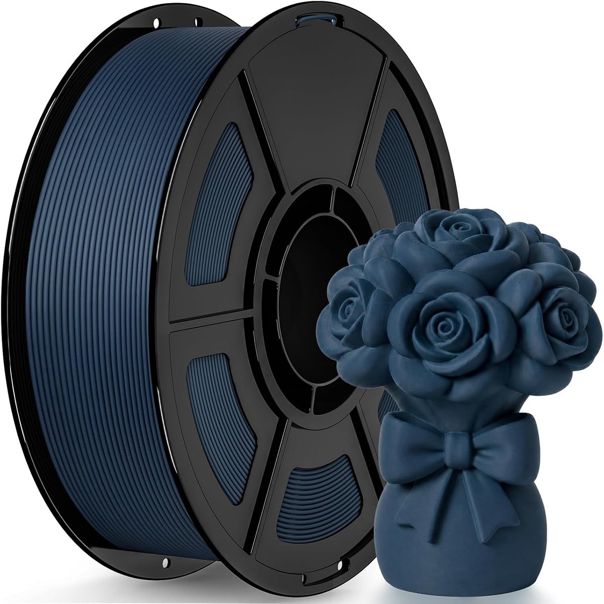 3D-printerfilament 1.75 mm - Marineblauw PETG - Hoge maatnauwkeurigheid - Ideaal voor decoratieve objecten - ShopVlot
