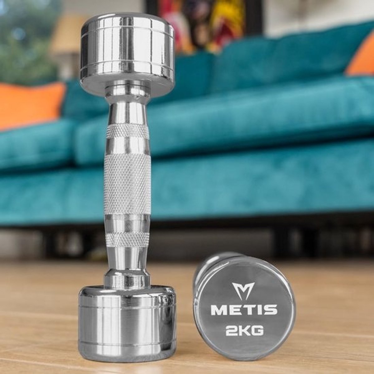 Set Haltergewichten Chroom Paar voor Krachttraining [1kg - 10kg]