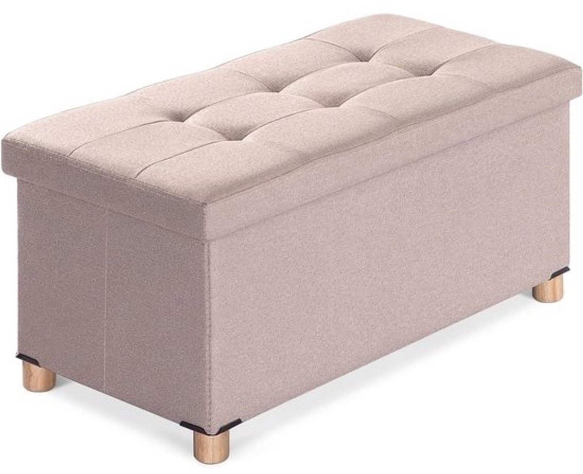 Opvouwbare Bank met Opbergruimte voor Woonkamer en Slaapkamer - 76x38 cm