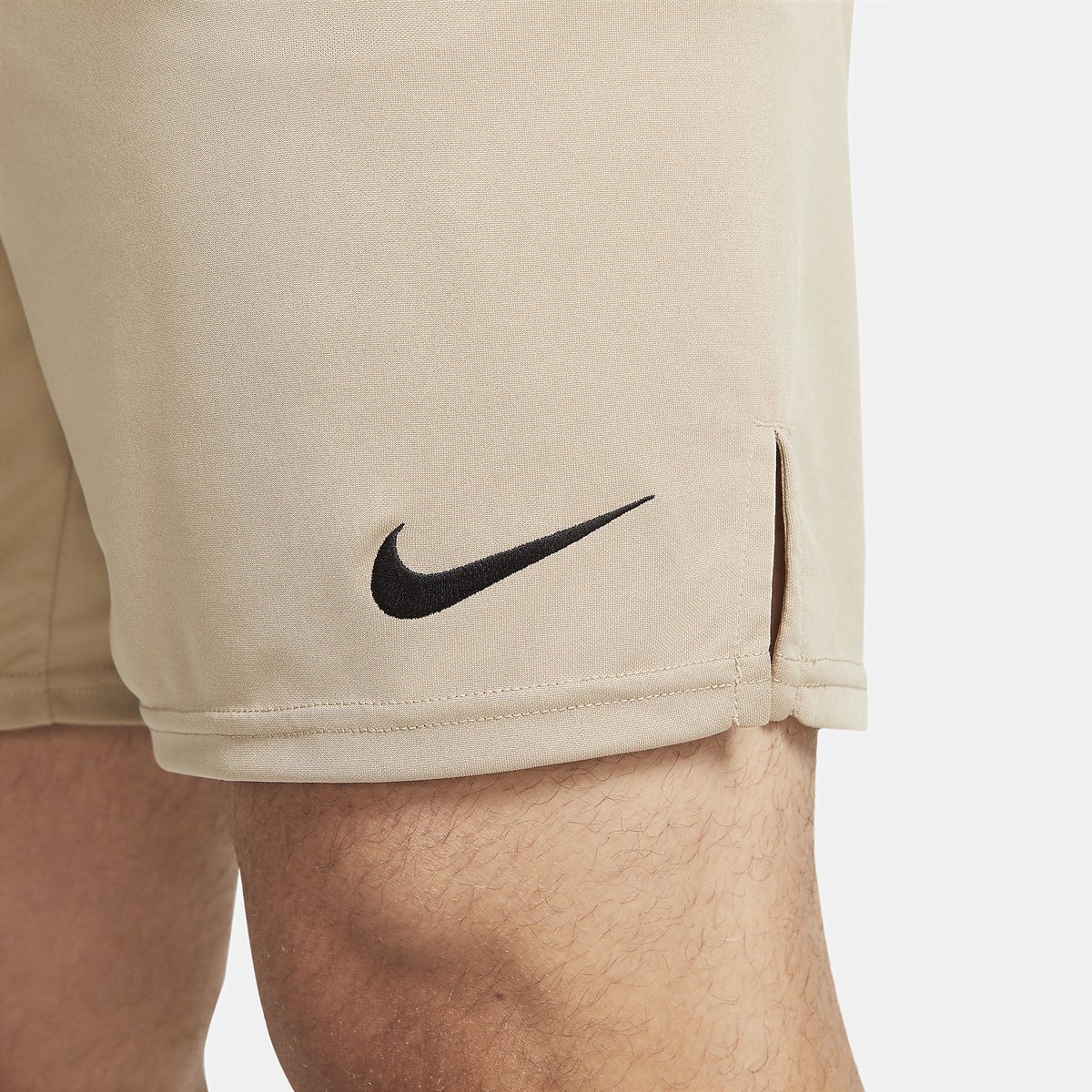 Nike Dri-FIT Knit Trainingsshorts Short – / Dri-FIT Training Heren Short voor Mannen Beige