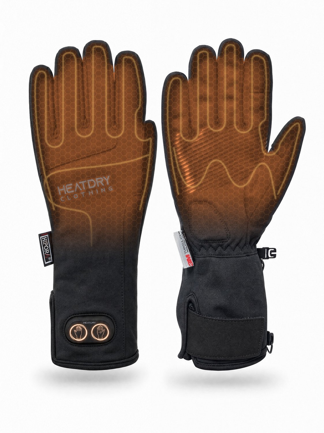 HEATDRY® Clothing - MotionActive 2026 - Verwarmde Handschoenen - Elektrische Handschoenen - Verwarmde Handschoenen Oplaadbaar - Dames/Heren - Zwart - Maat XXL / incl. 3000mAh batterijen, Snellader