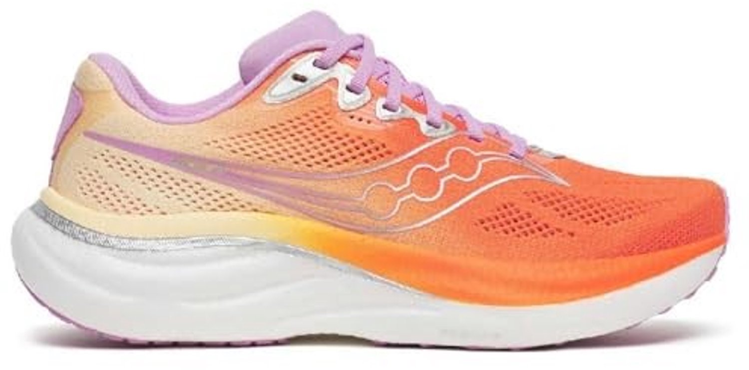 Saucony Ride 19 Hardloopschoenen Dames 40 Vuur/orchidee