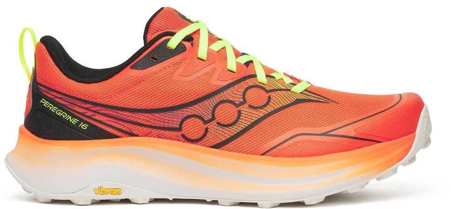 Saucony Peregrine 16 Hardloopschoen fire/ 47 Zwart