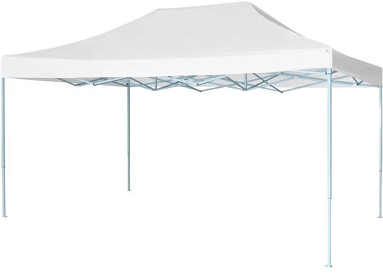 Opvouwbare partytent - Feest- en tuintent - Voor buitenevenementen - Uv- en waterbestendig dak - 3 x 4 m - Wit